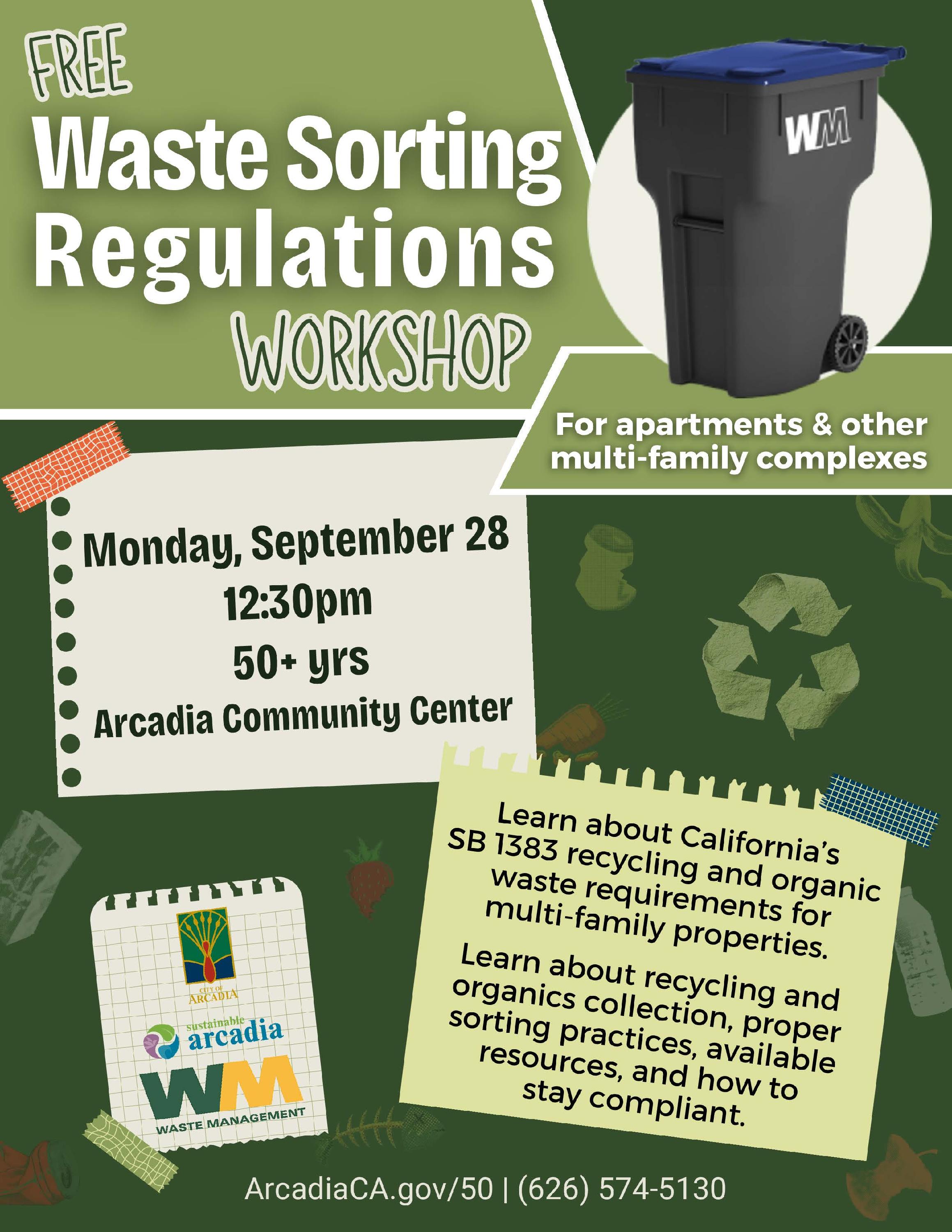 Recycling & Organic Waste Seminar Flyer 2026